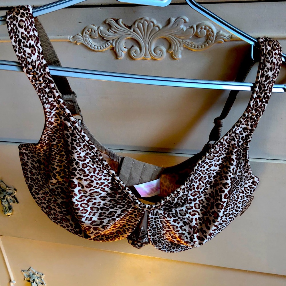 Leopard Print Women's Bra